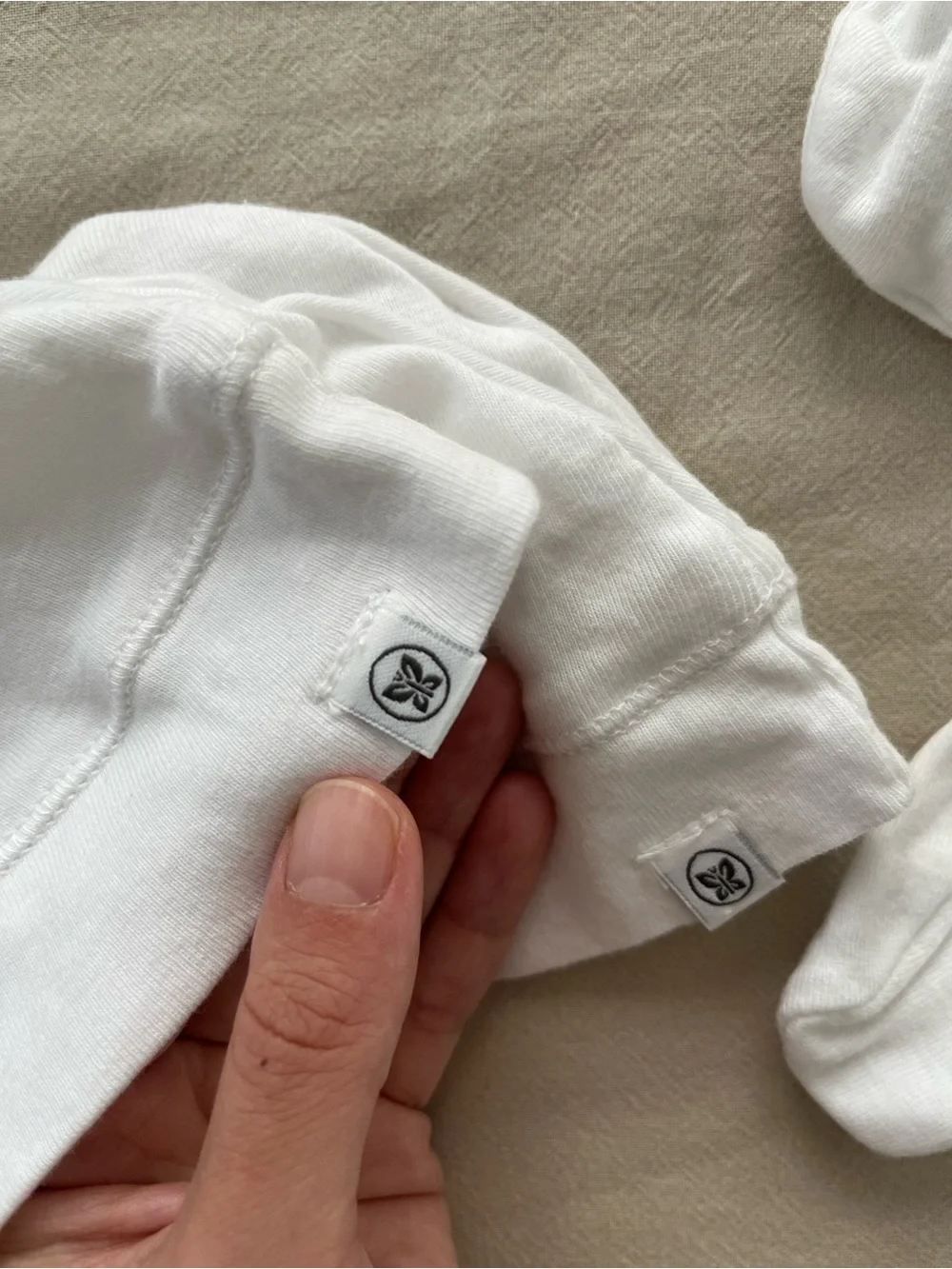 The Honest Company White 0-6 Months Beanie & Mitten Set - 3 Pack